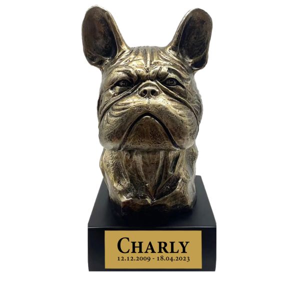 Bronze Hund Statue 13 "Französische Bulldogge"